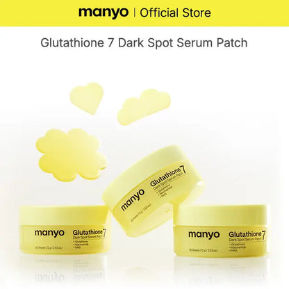 [Manyo] Glutathione 7 Dark Spot Serum Patch — Brightening Hydrogel Spot Patch for Face, Dark Spot Care, Hyperpigmentation & Tone Correction, Korean Skin Care(1 Pack / 2 Pack /3 Pack Available)