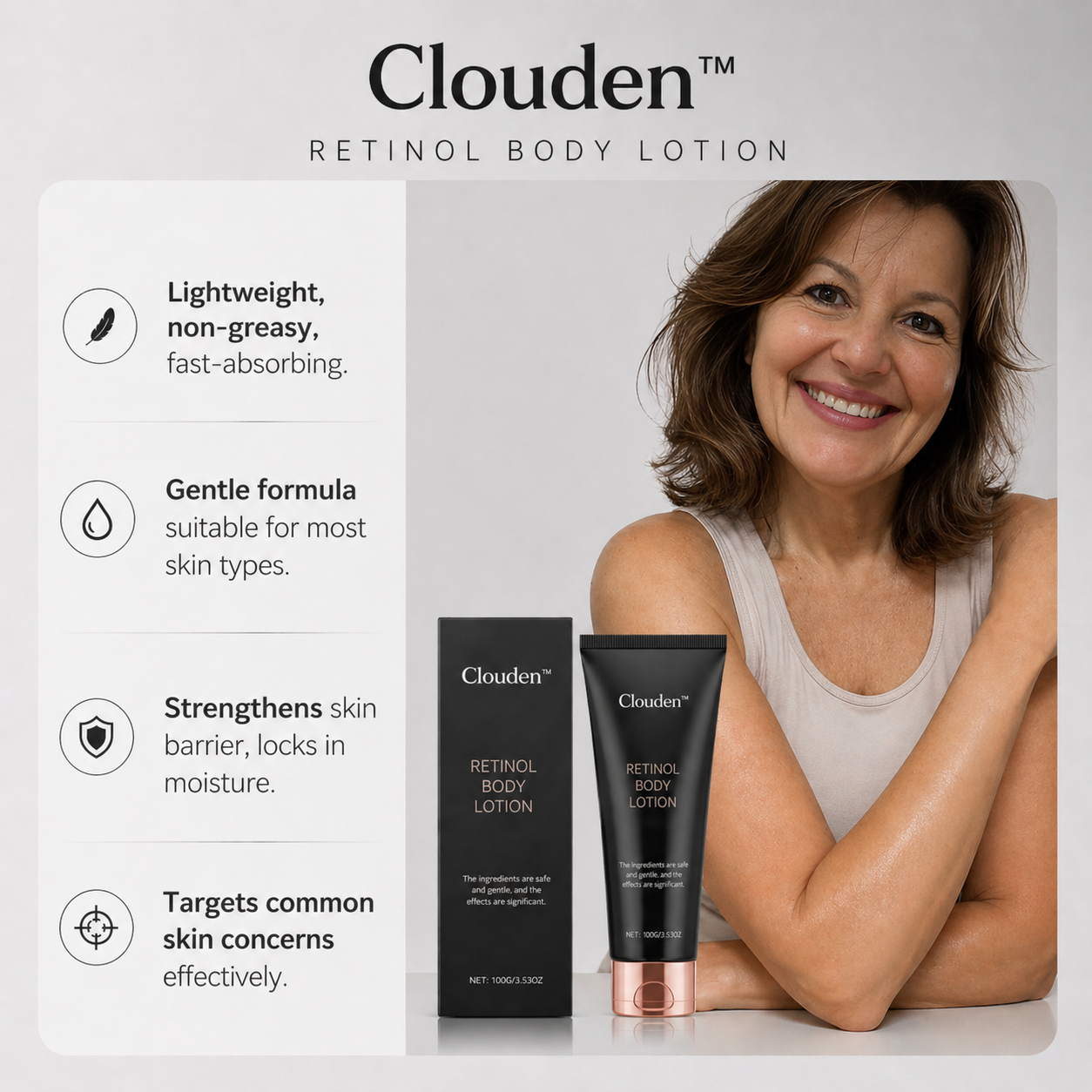 Clouden™ Night Retinol Body Lotion