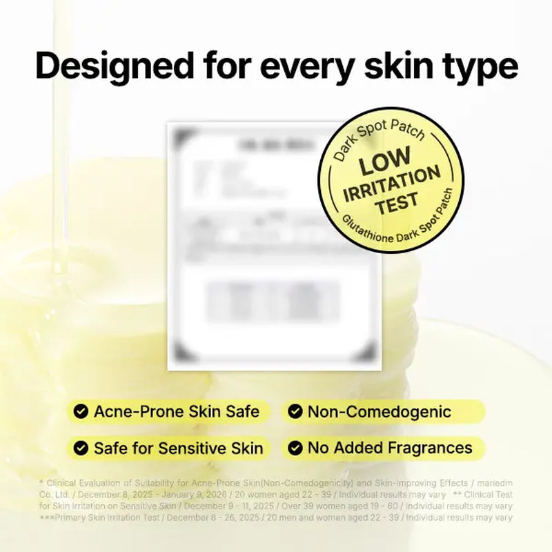 [Manyo] Glutathione 7 Dark Spot Serum Patch — Brightening Hydrogel Spot Patch for Face, Dark Spot Care, Hyperpigmentation & Tone Correction, Korean Skin Care(1 Pack / 2 Pack /3 Pack Available)
